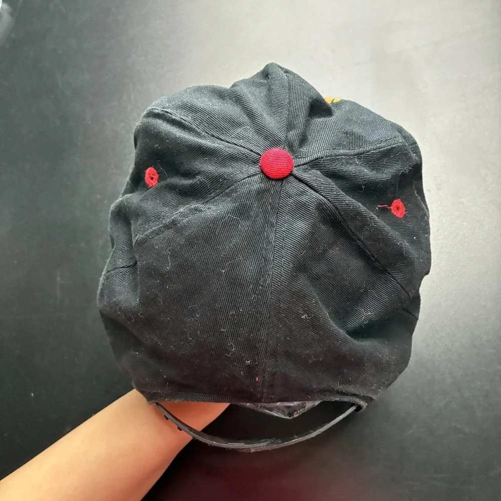 Vintage 90s Racing Hat Cap‎ Snap Back Black Red Rope Not A Sport Way Of Life!